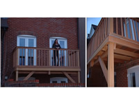 Hardwood Balcony Construction